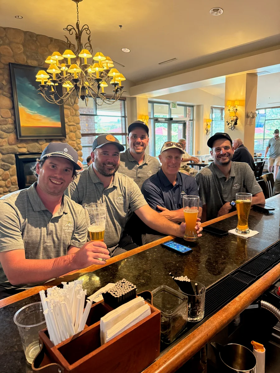 The Apex Classic 2025 — competitors at the clubhouse bar