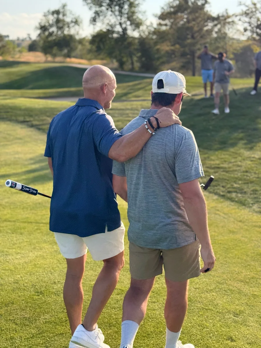 The Apex Classic 2025 — teammates on the fairway